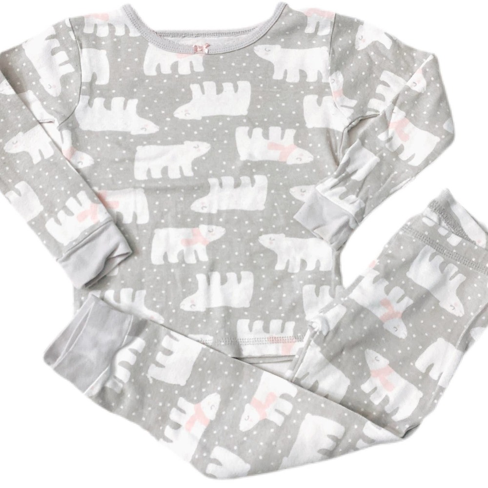 Carters 3T Girls Polar Bear Pajama Set